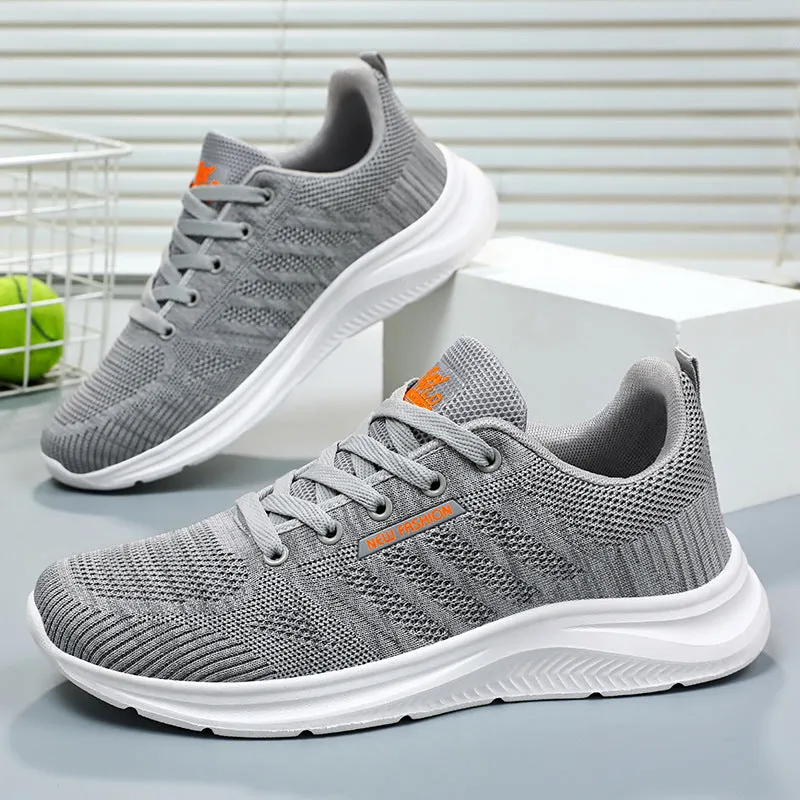 Minimalist Knitted Casual trainer Sneakers for Men's Everyday Style