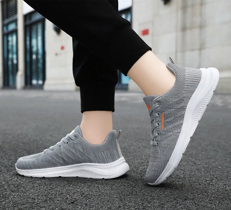 Minimalist Knitted Casual trainer Sneakers for Men's Everyday Style