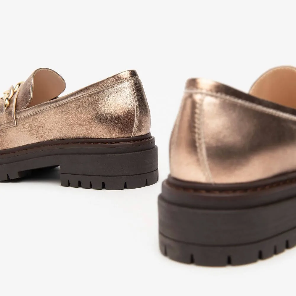 NeroGiardini I411416D Loafers TORTORA GOLD