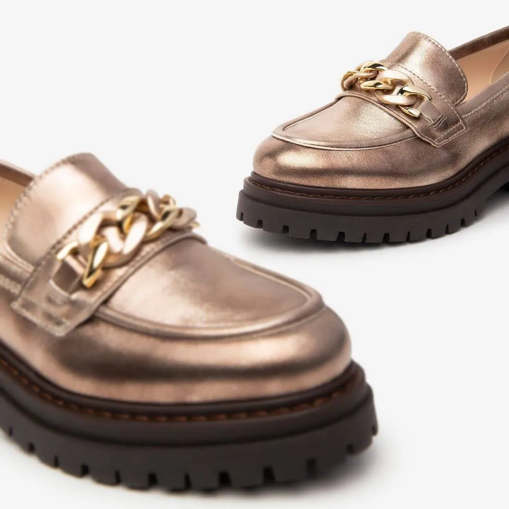 NeroGiardini I411416D Loafers TORTORA GOLD