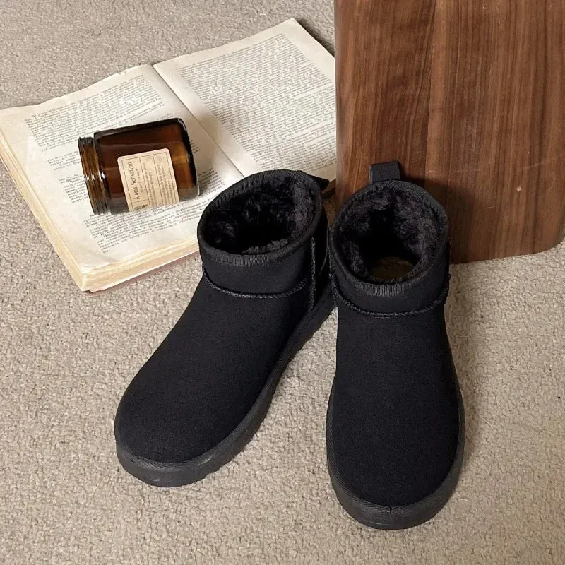 New 2024 Women Winter Ultra Mini Boot Designer Australian Platform Boots for Leather Warm Ankle Fur Booties Luxury Boots