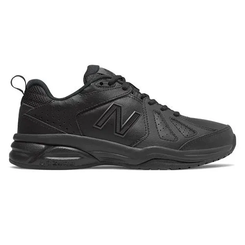 New Balance Womens WX624AB5 D Wide Black/Black