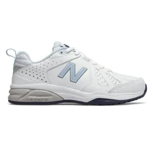 New Balance Womens WX624WB5 D Wide White/Air