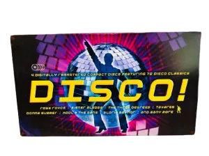NEW DISCO! - 4 Digitally Remastered Compact Discs Featuring 72 Disco Classics - Rose Royce, Sister Sledge, The Three Degrees, and more!