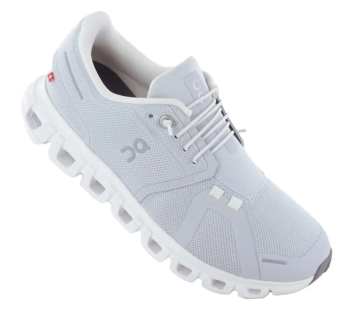 ON Running Cloud 6 - Damen Sneakers Schuhe Glacier-White 3WF10060070 5
