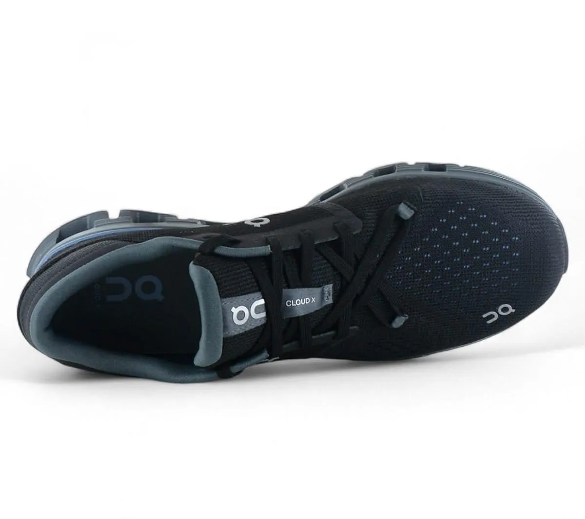ON Running Cloud X 4 - Herren Sneakers Schuhe Black-Chambray 3ME30041446 6