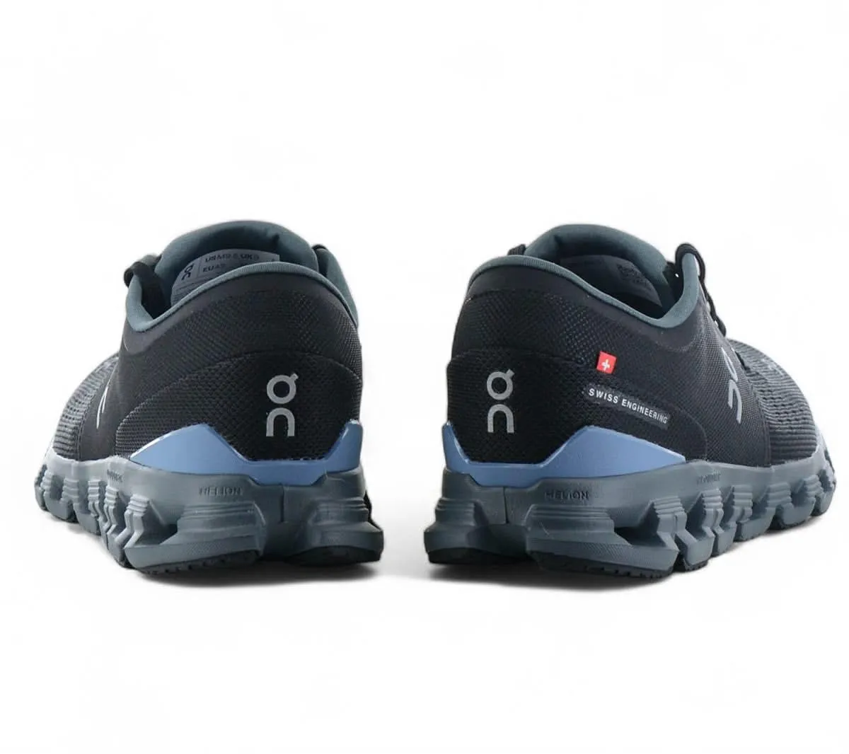 ON Running Cloud X 4 - Herren Sneakers Schuhe Black-Chambray 3ME30041446 6