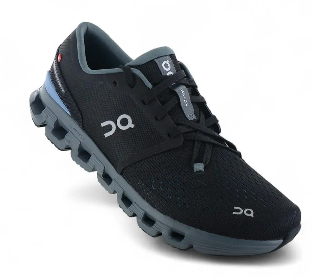 ON Running Cloud X 4 - Herren Sneakers Schuhe Black-Chambray 3ME30041446 6