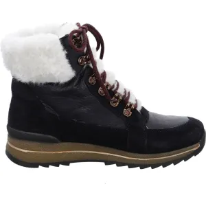 'Osaka' women's warmlined wide fit (H) boot - Blue