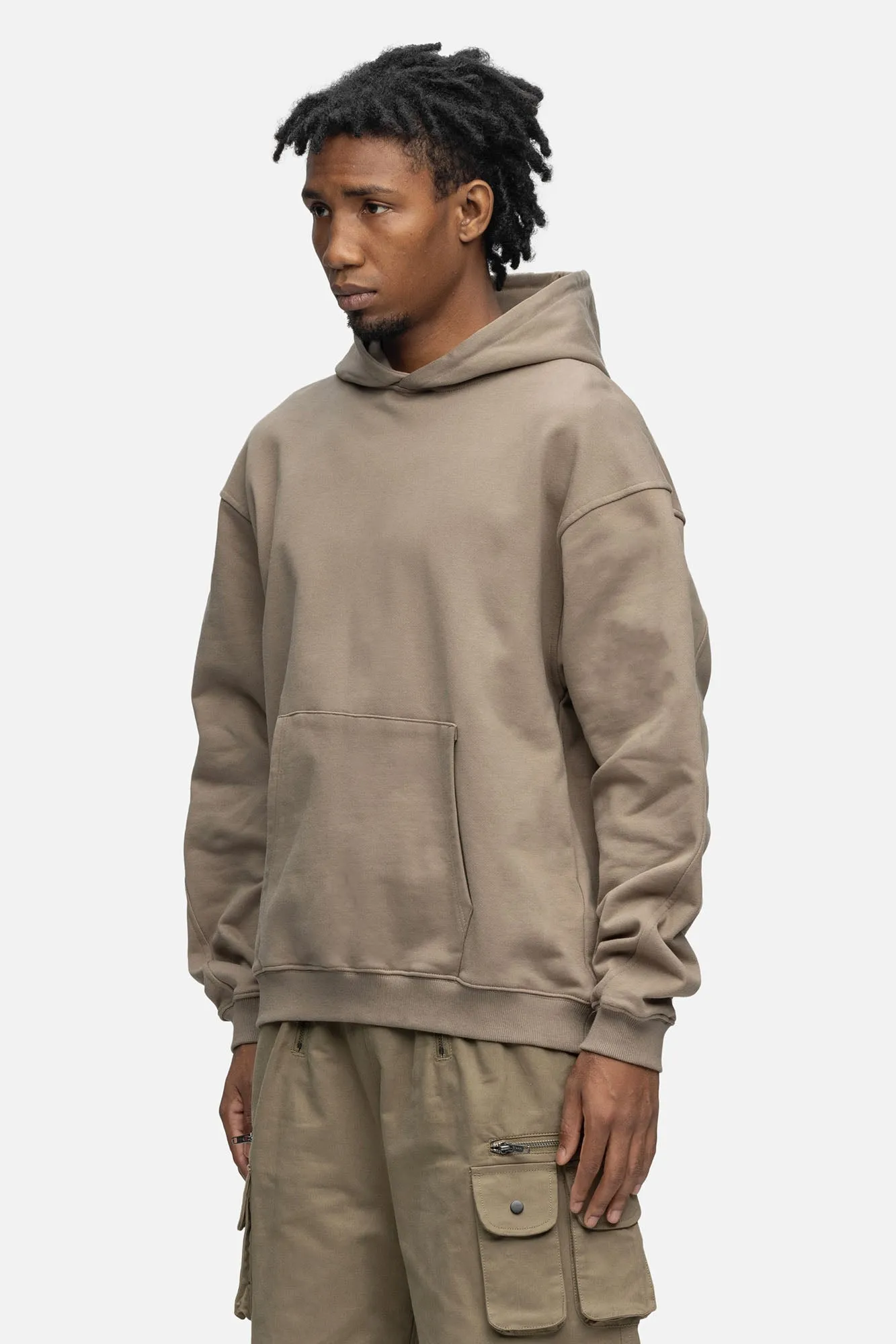OVERSIZED HOODIE CEMENT