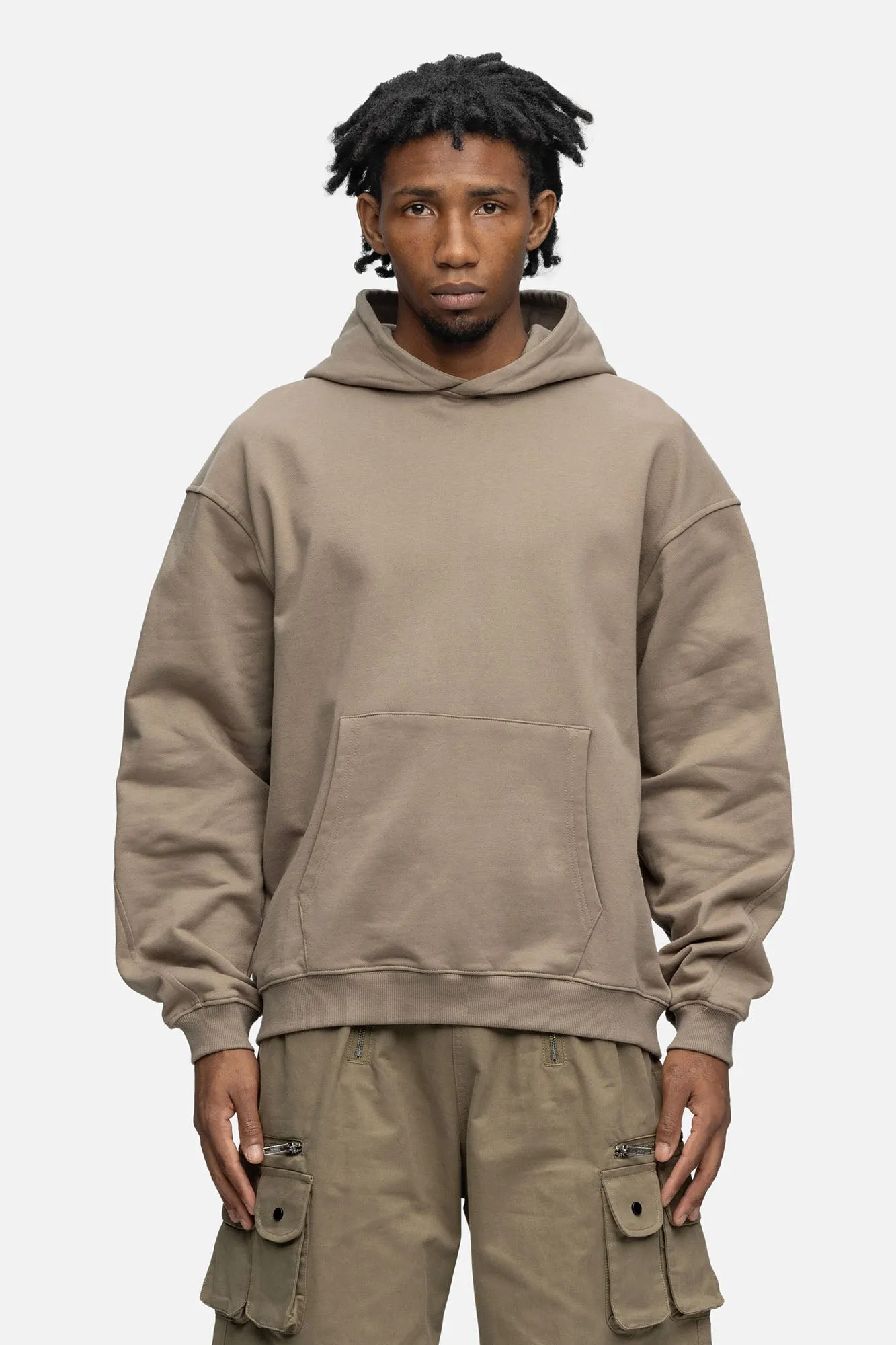 OVERSIZED HOODIE CEMENT
