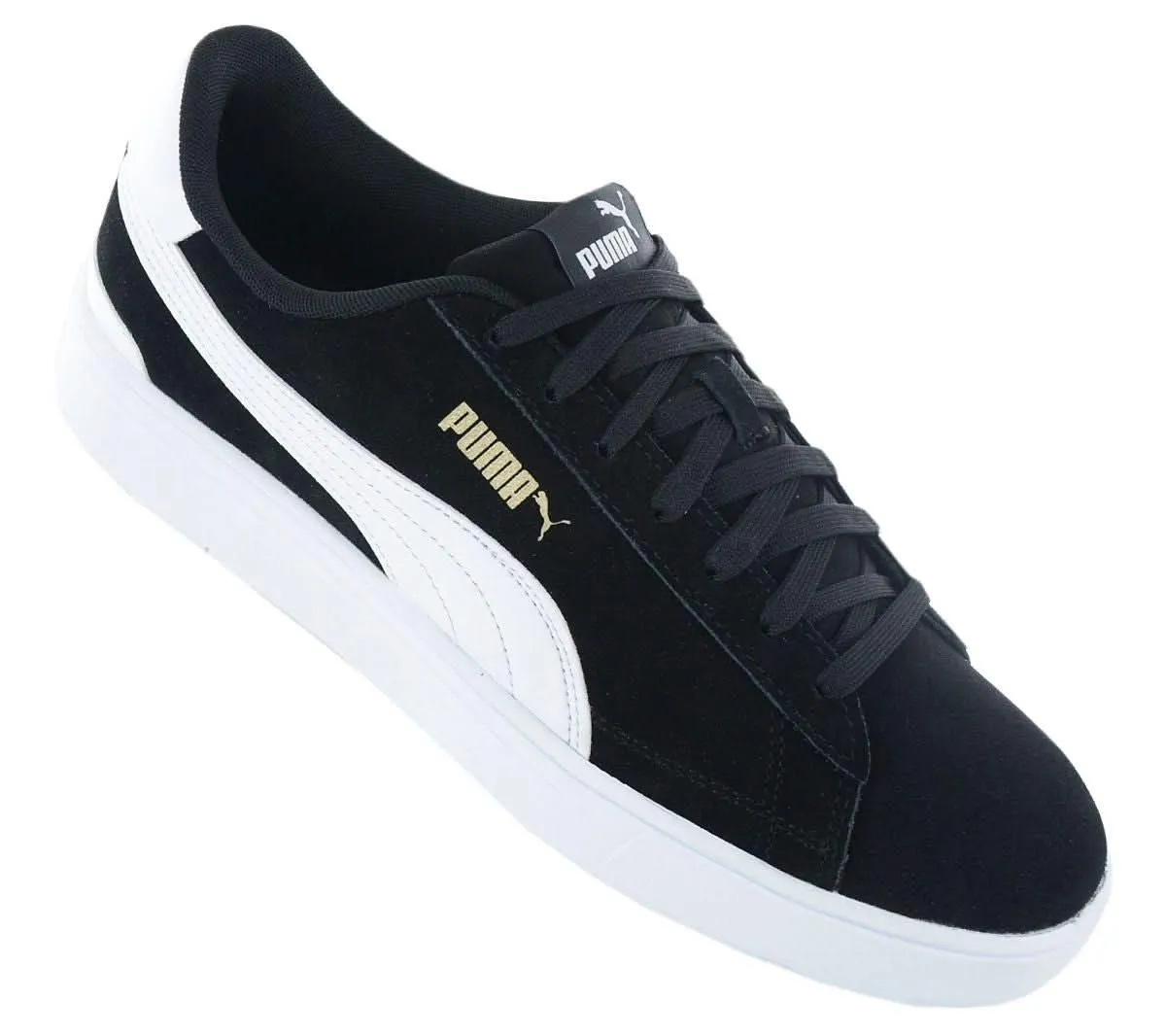 PUMA Serve Pro SD - Herren Sneakers Retro Schuhe Schwarz 381108-01