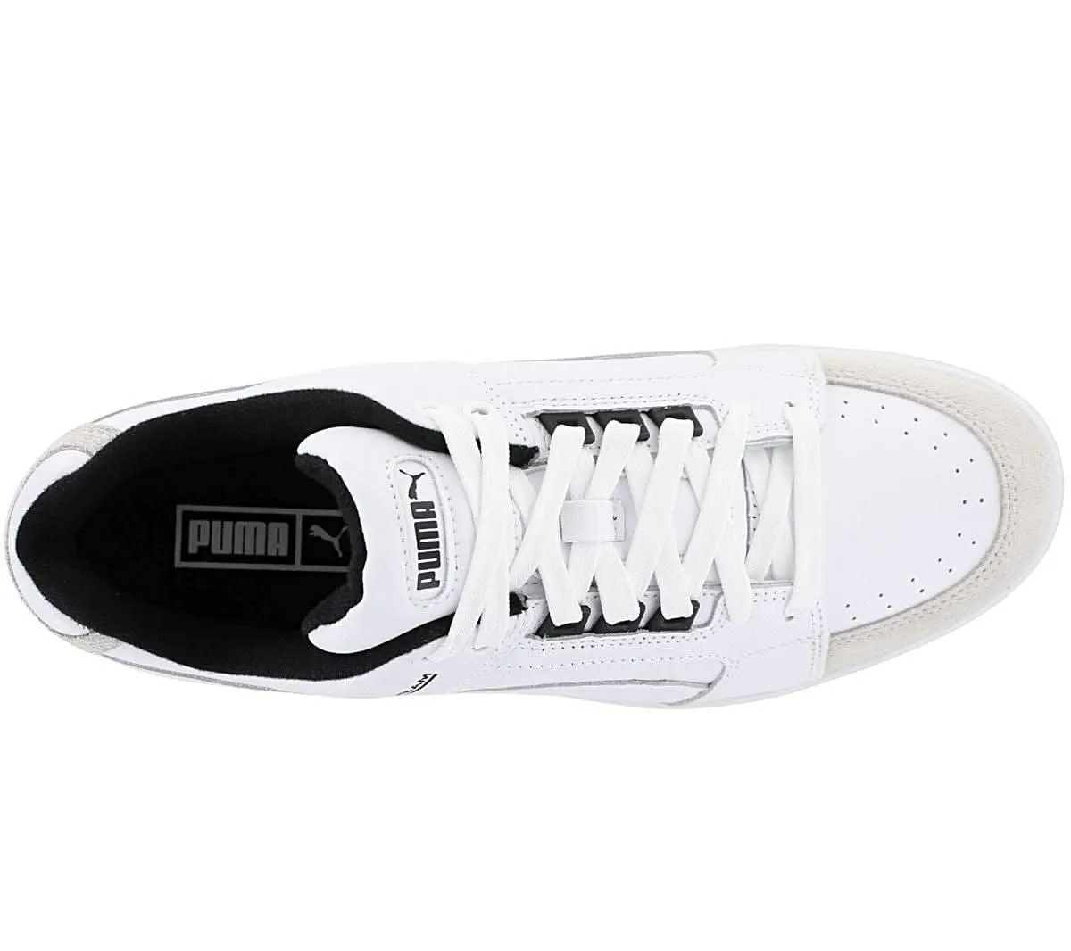 PUMA Slipstream Lo Retro - Herren Sneakers Schuhe Leder Weiß 384692-05