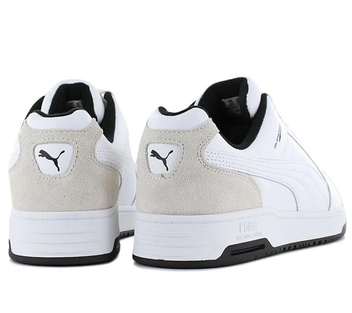 PUMA Slipstream Lo Retro - Herren Sneakers Schuhe Leder Weiß 384692-05