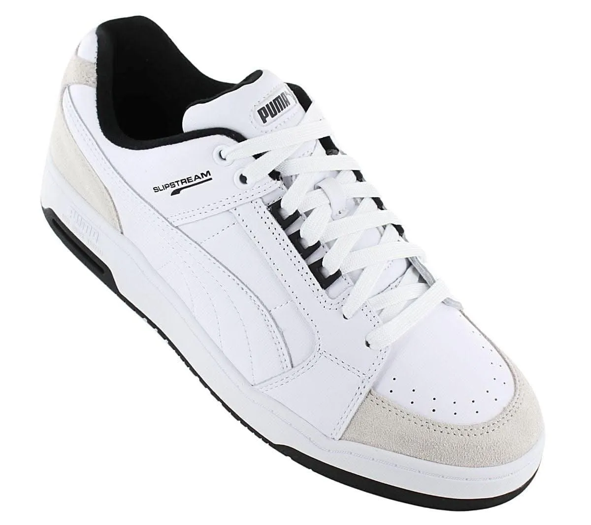 PUMA Slipstream Lo Retro - Herren Sneakers Schuhe Leder Weiß 384692-05