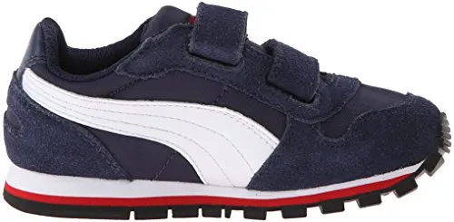 PUMA ST Runner NL V Sneaker, Peacoat/White/High Risk Red