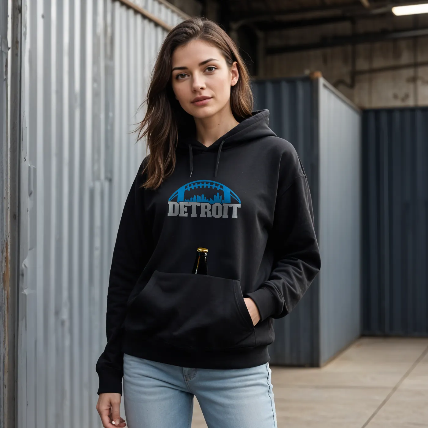 "City Of Champions" Relaxed Fit Unisex Tailgate Hoodie