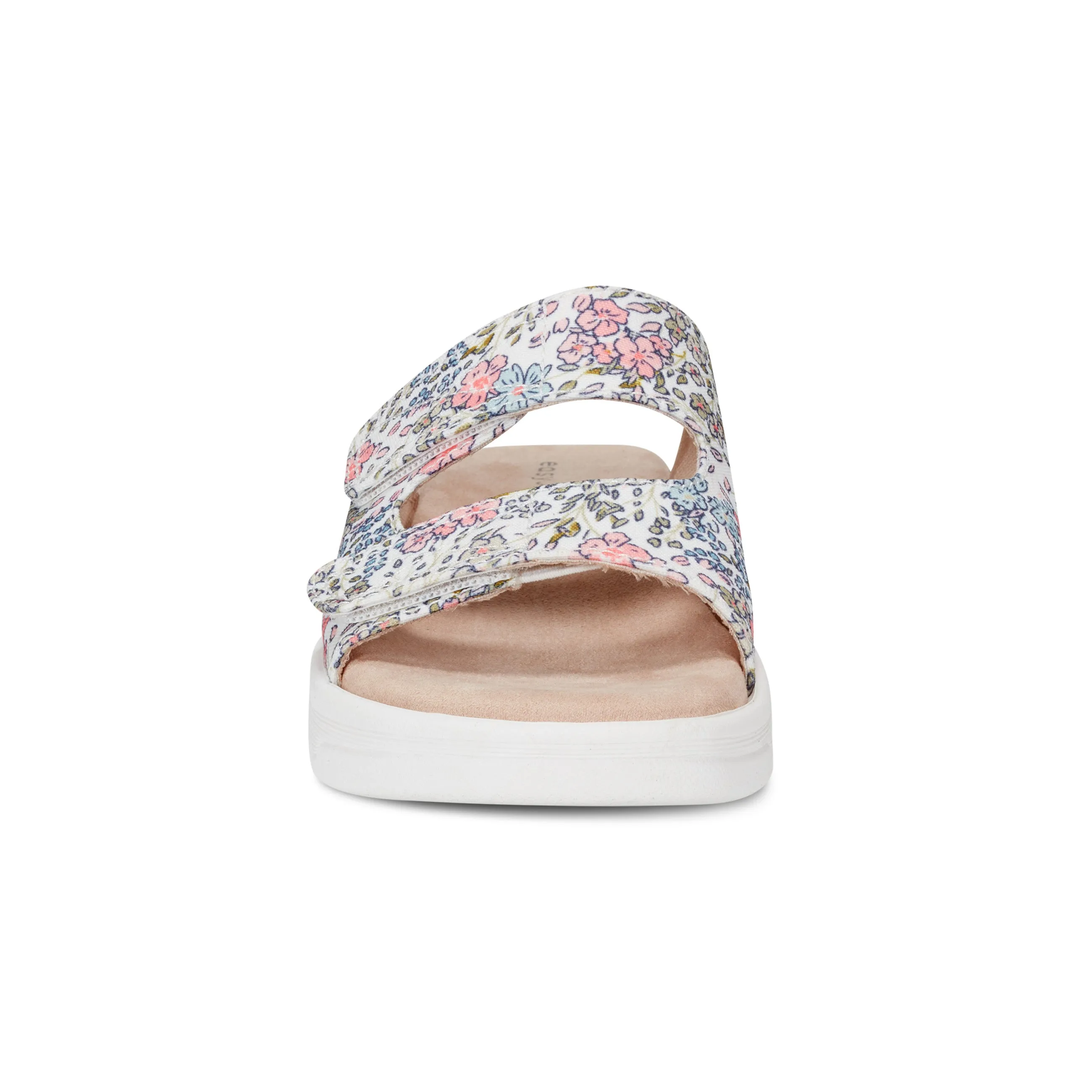 Red Slip On Sandals