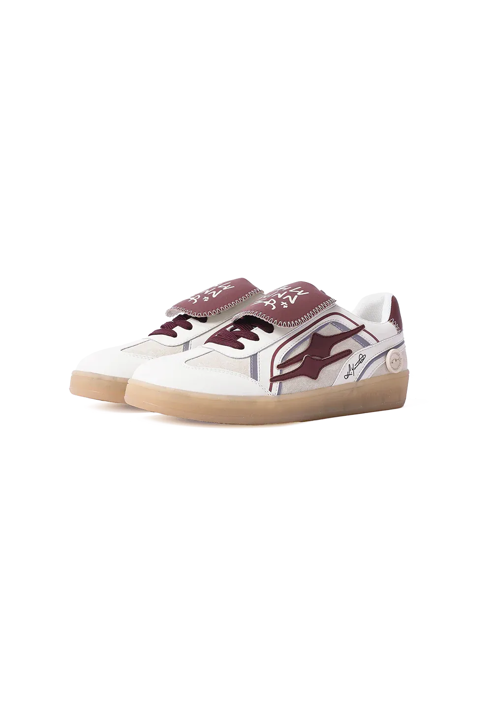 Retro Training Sneaker-Wine Red