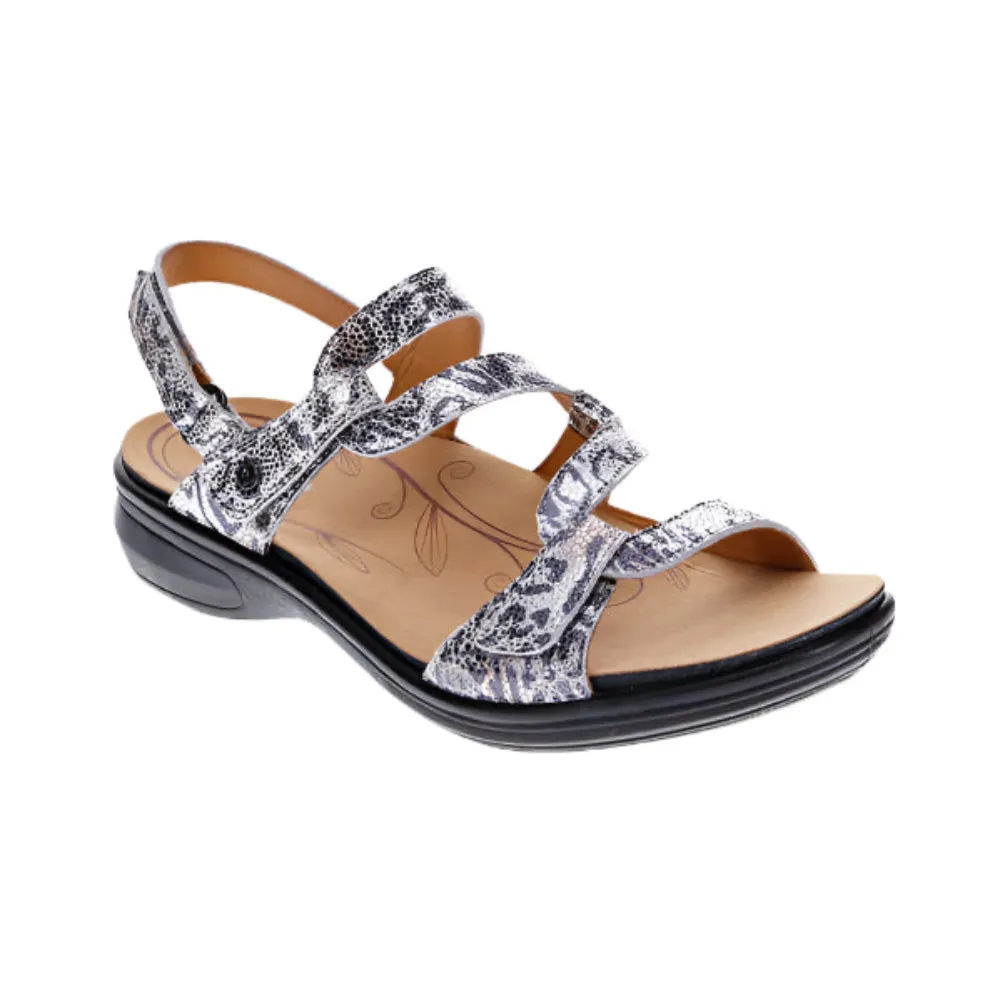 Revere Women's Miami Sandal Silver Safari
