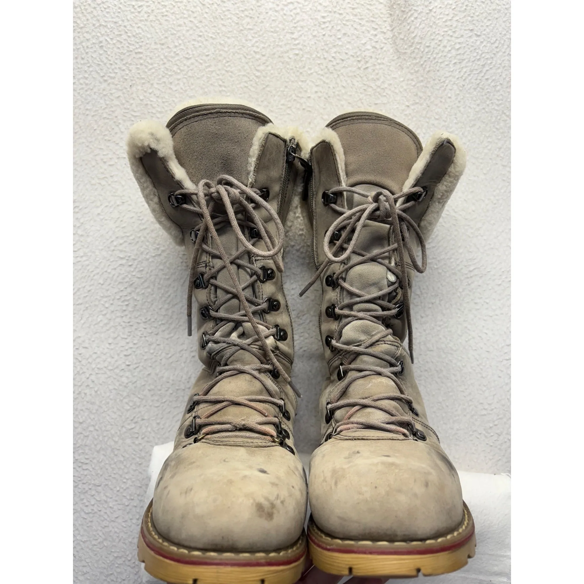 Royal Canadian Womens Fur-Lined Leather Winter Boots #7615