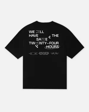 Same 24 Hours T-Shirt - Black