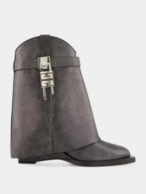 Shark Lock Ankle Boots