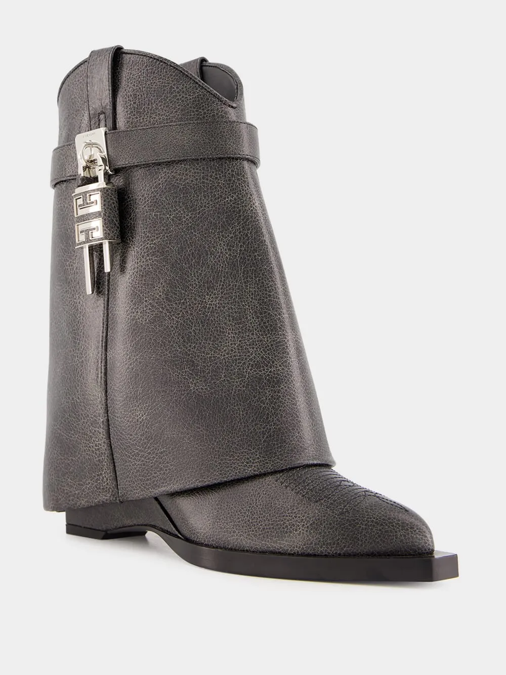 Shark Lock Ankle Boots