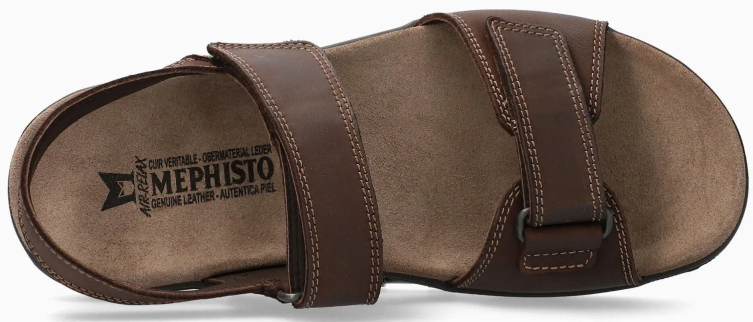 SIMON'  men's sandal - dark Brown