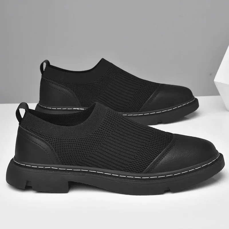 Slip-on loafer with mesh