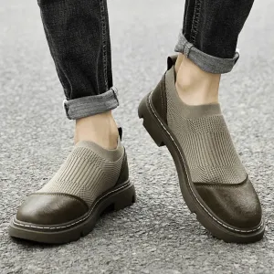 Slip-on loafer with mesh