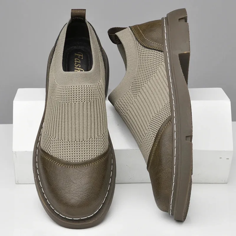 Slip-on loafer with mesh