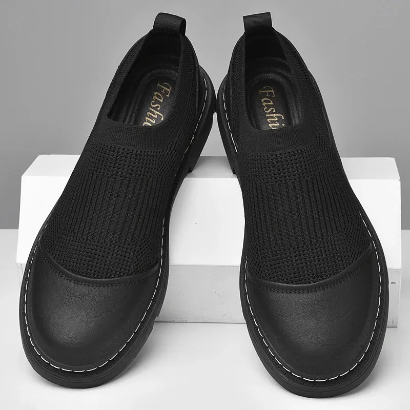 Slip-on loafer with mesh