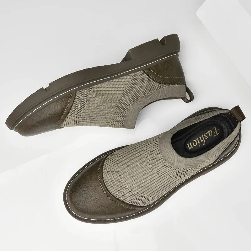 Slip-on loafer with mesh