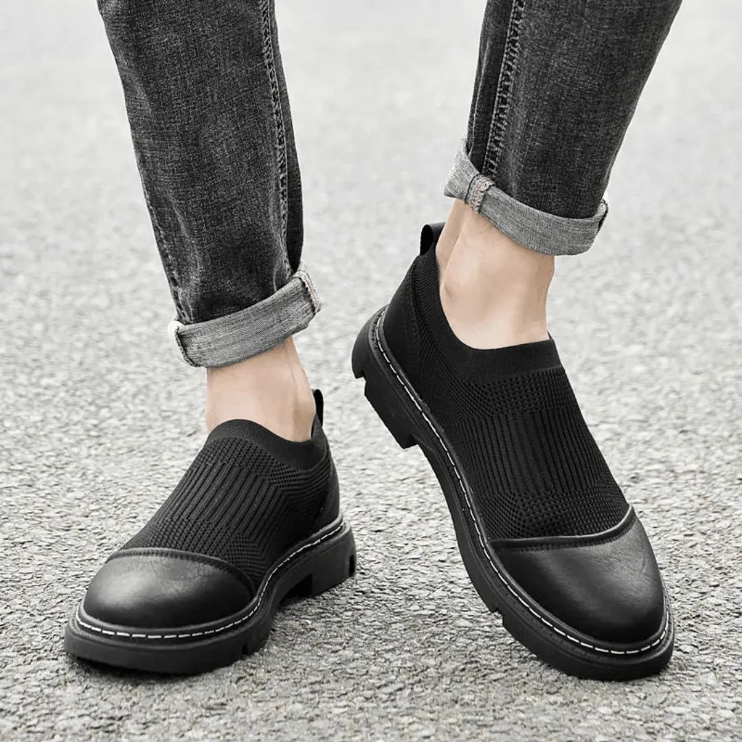 Slip-on loafer with mesh