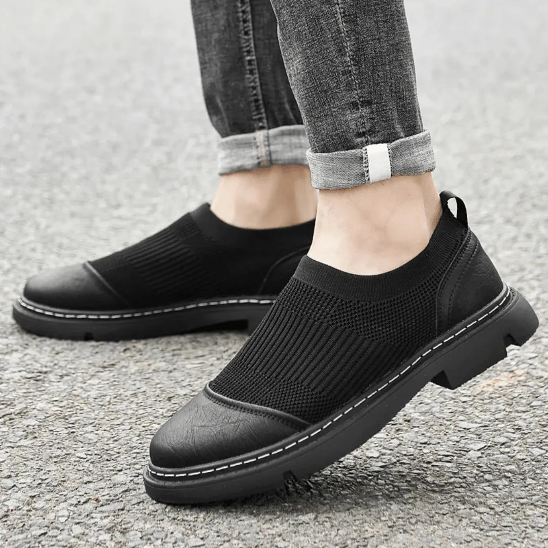 Slip-on loafer with mesh