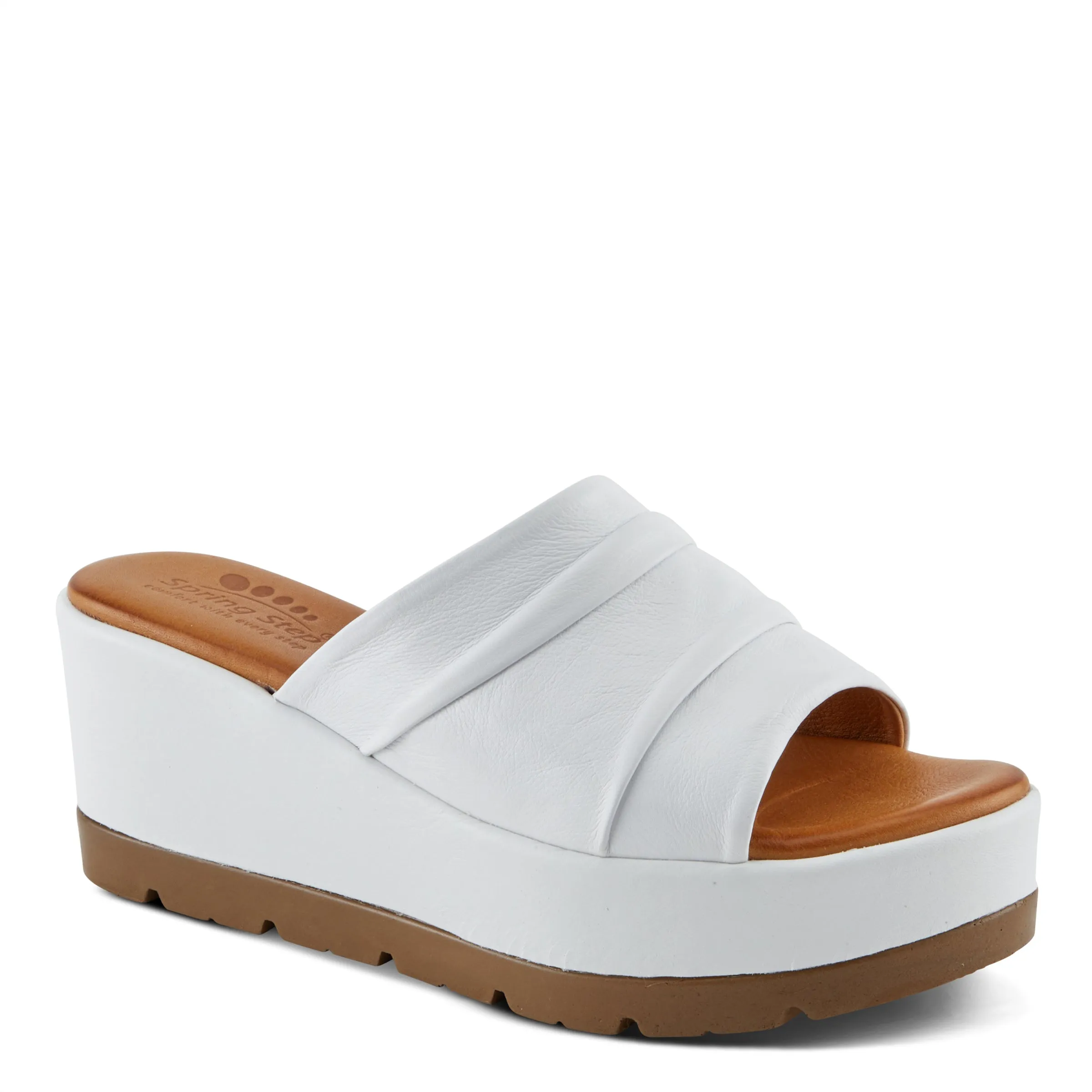Spring Step Shoes Allerton Women’s Leather Wedge Sandals