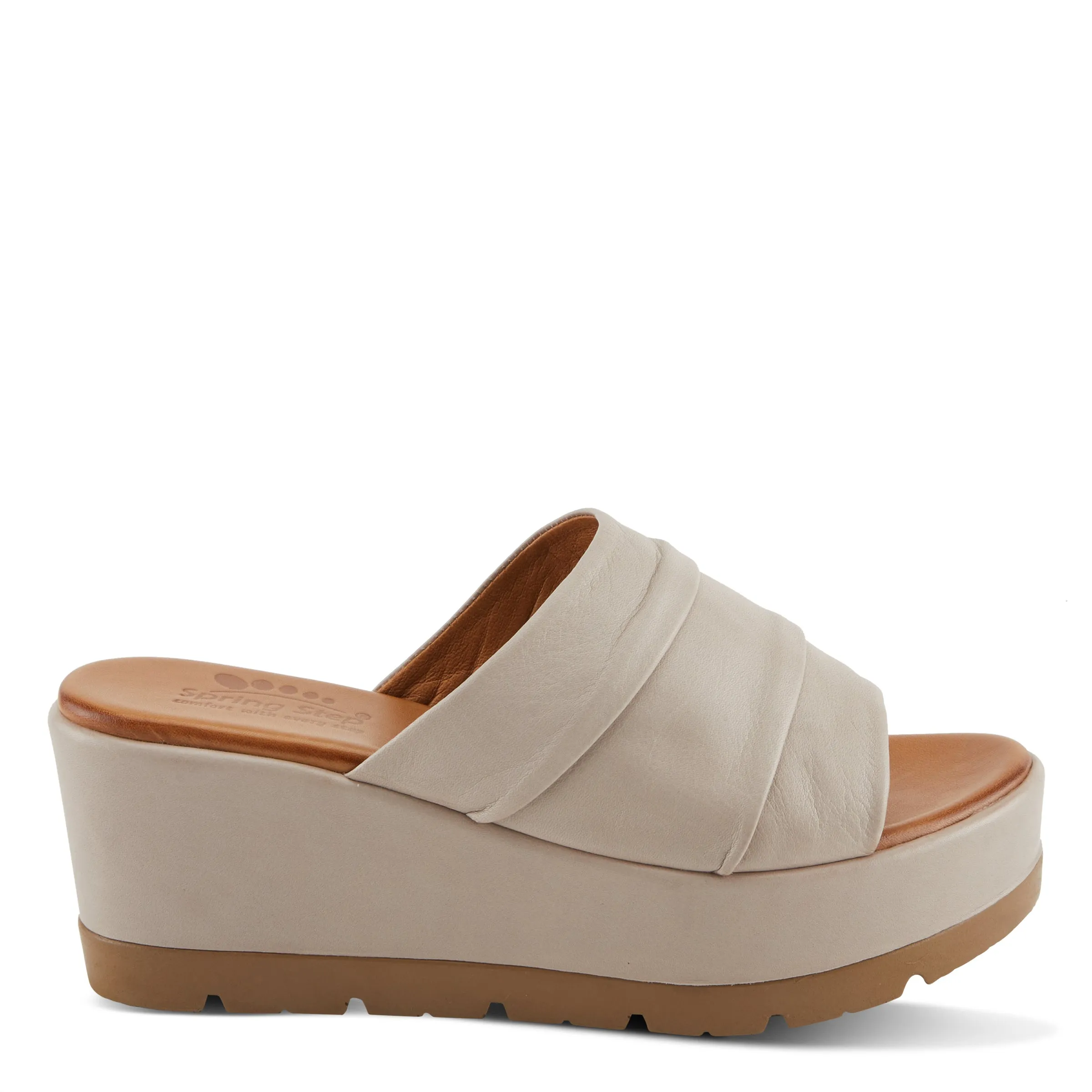 Spring Step Shoes Allerton Women’s Leather Wedge Sandals