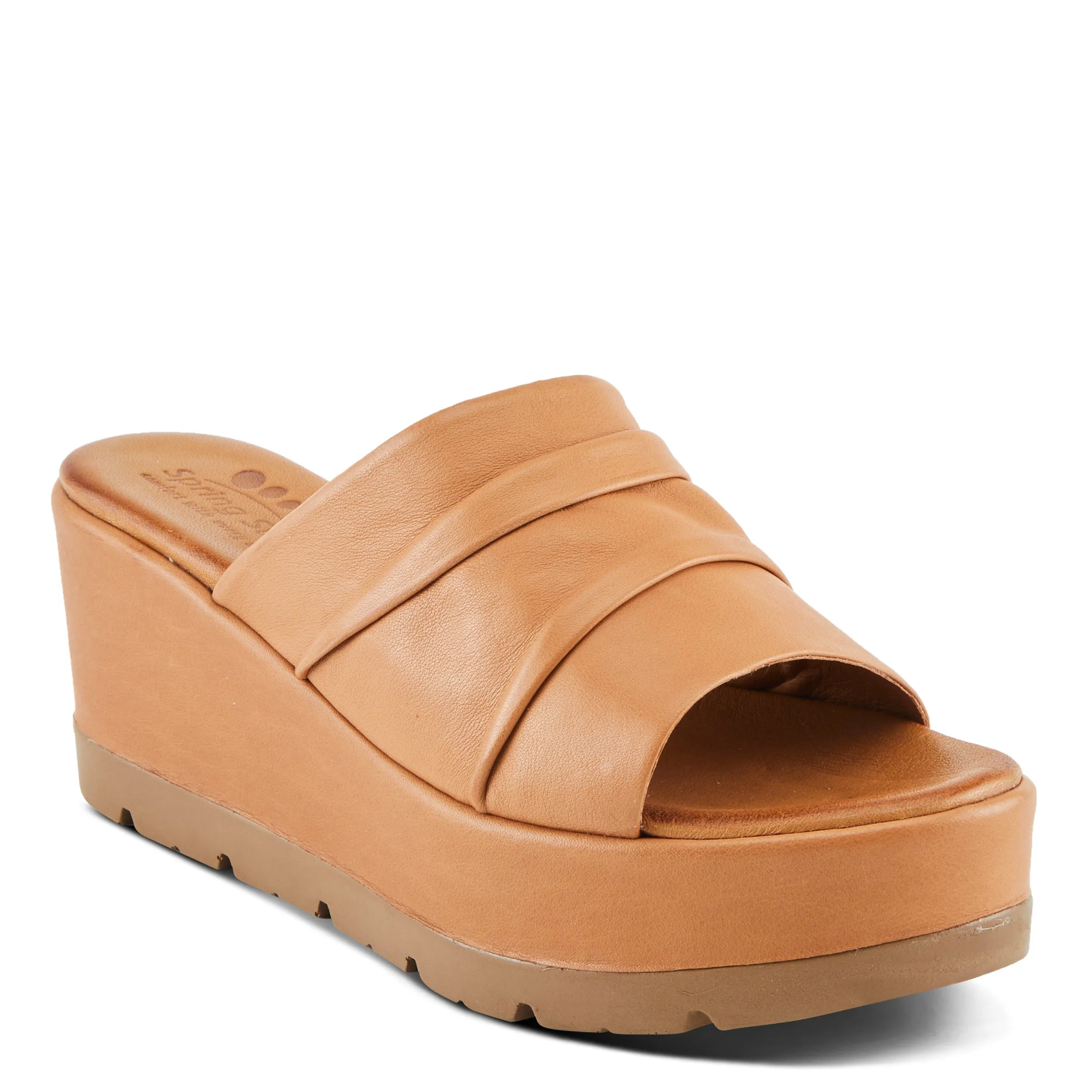 Spring Step Shoes Allerton Women’s Leather Wedge Sandals