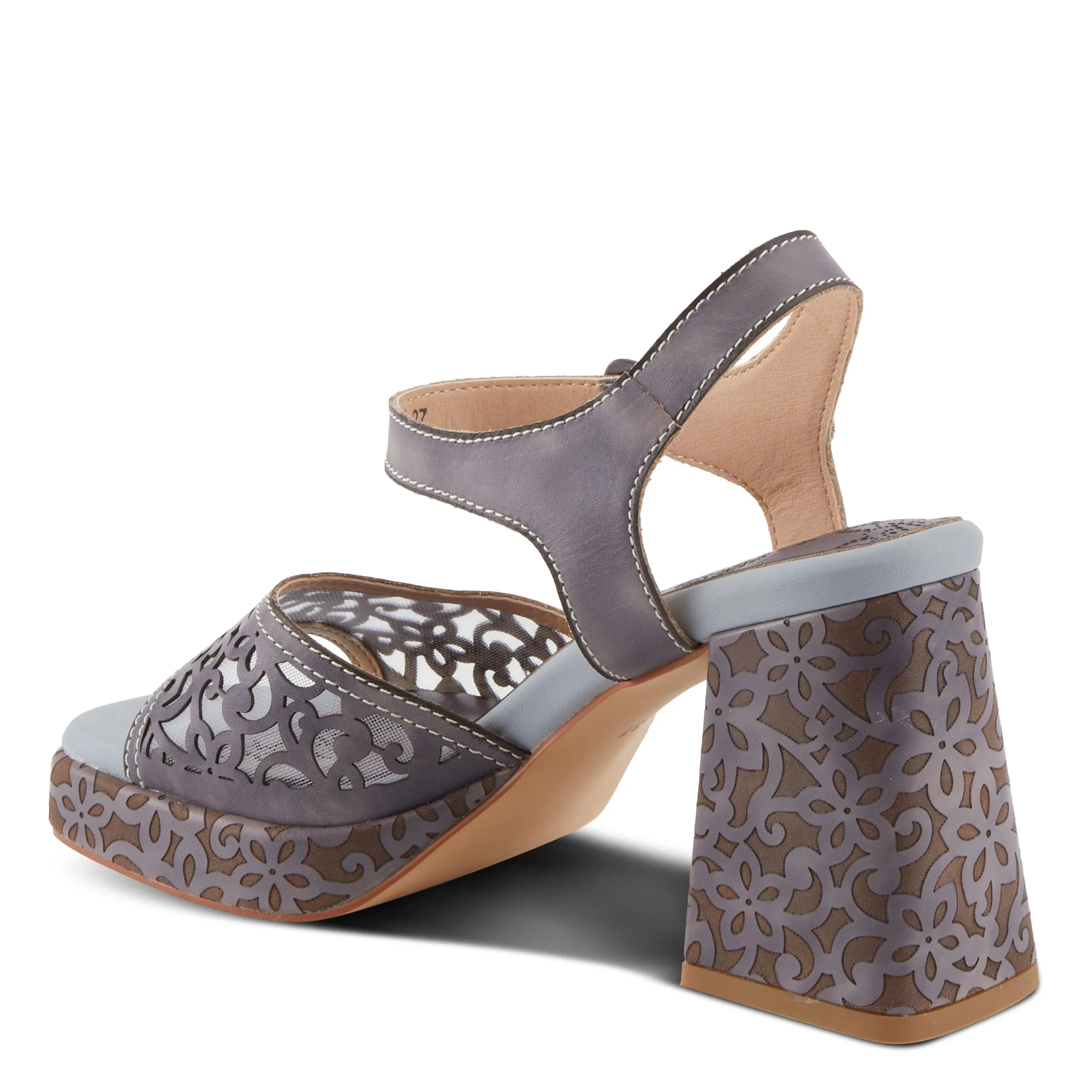 Spring Step Shoes  L'Artiste Savychic Women's Leather Sandals 3.5" Heel