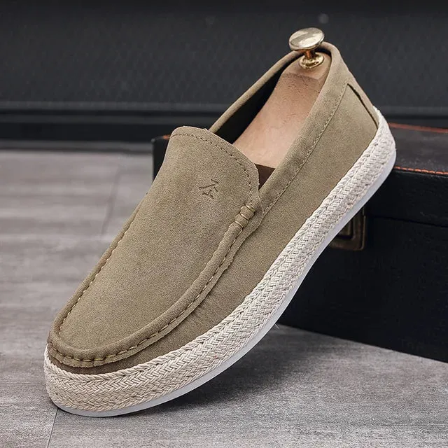 Suede loafer