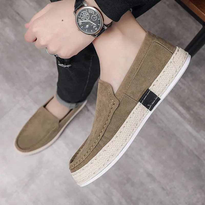 Suede loafer