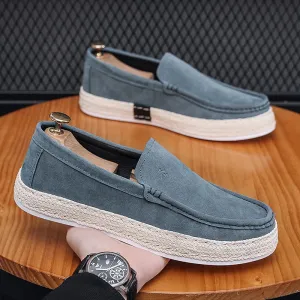 Suede loafer