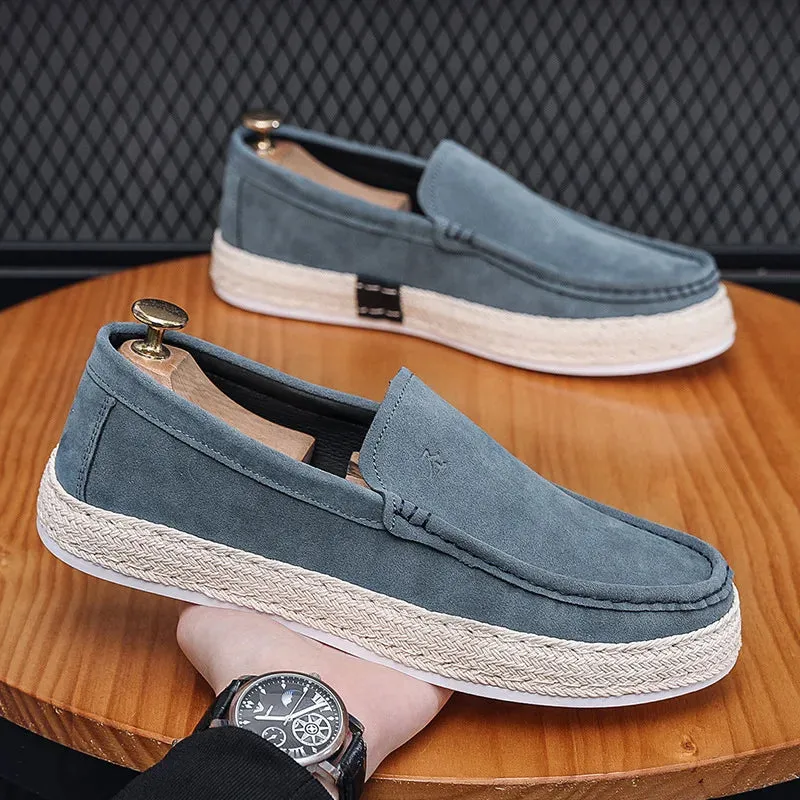 Suede loafer