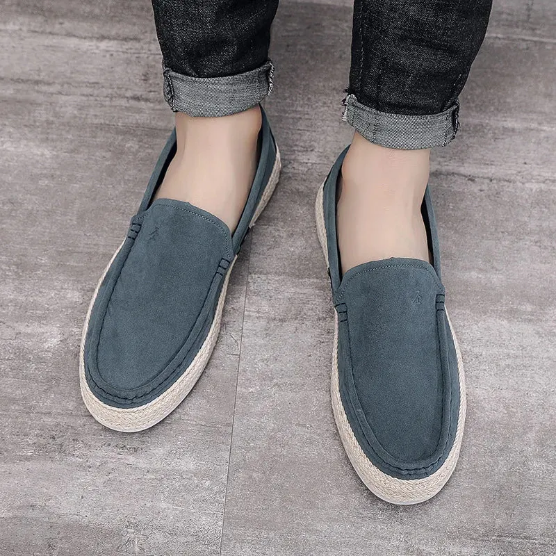 Suede loafer