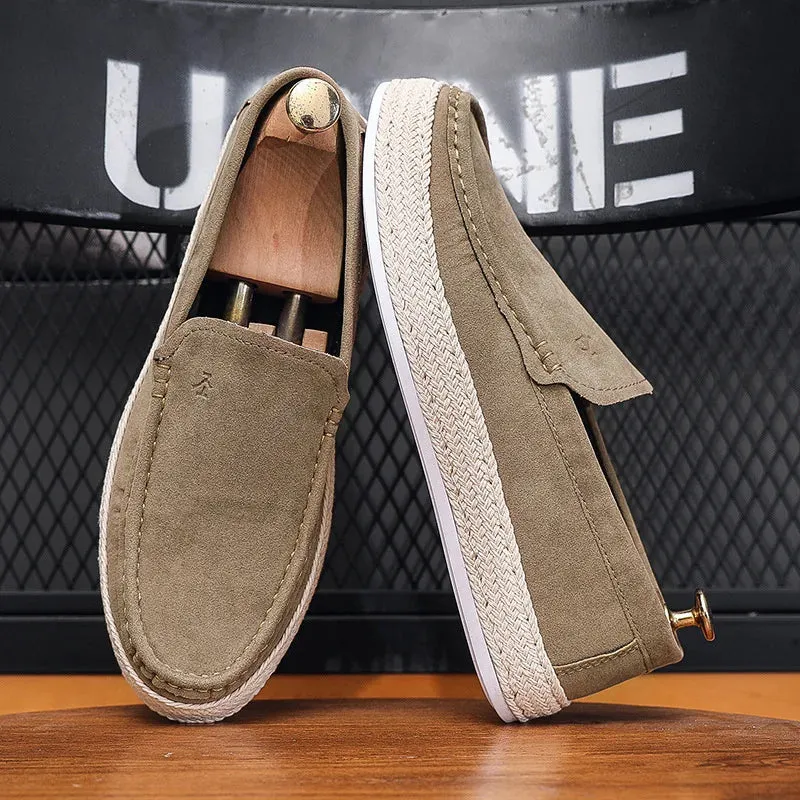 Suede loafer