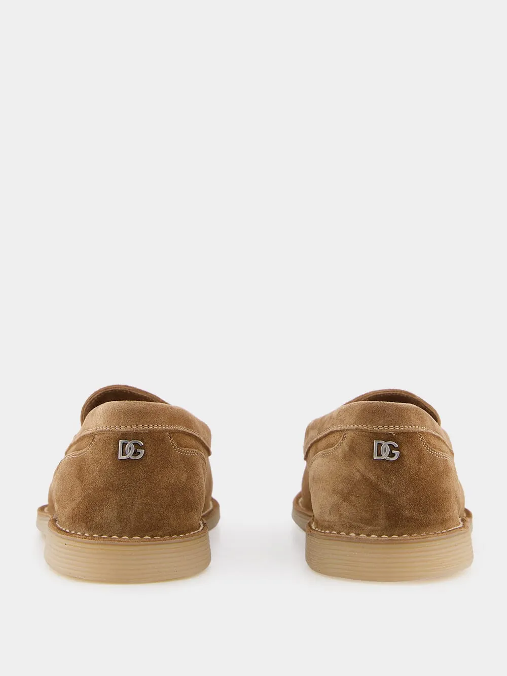 Suede Loafers with DG Logo