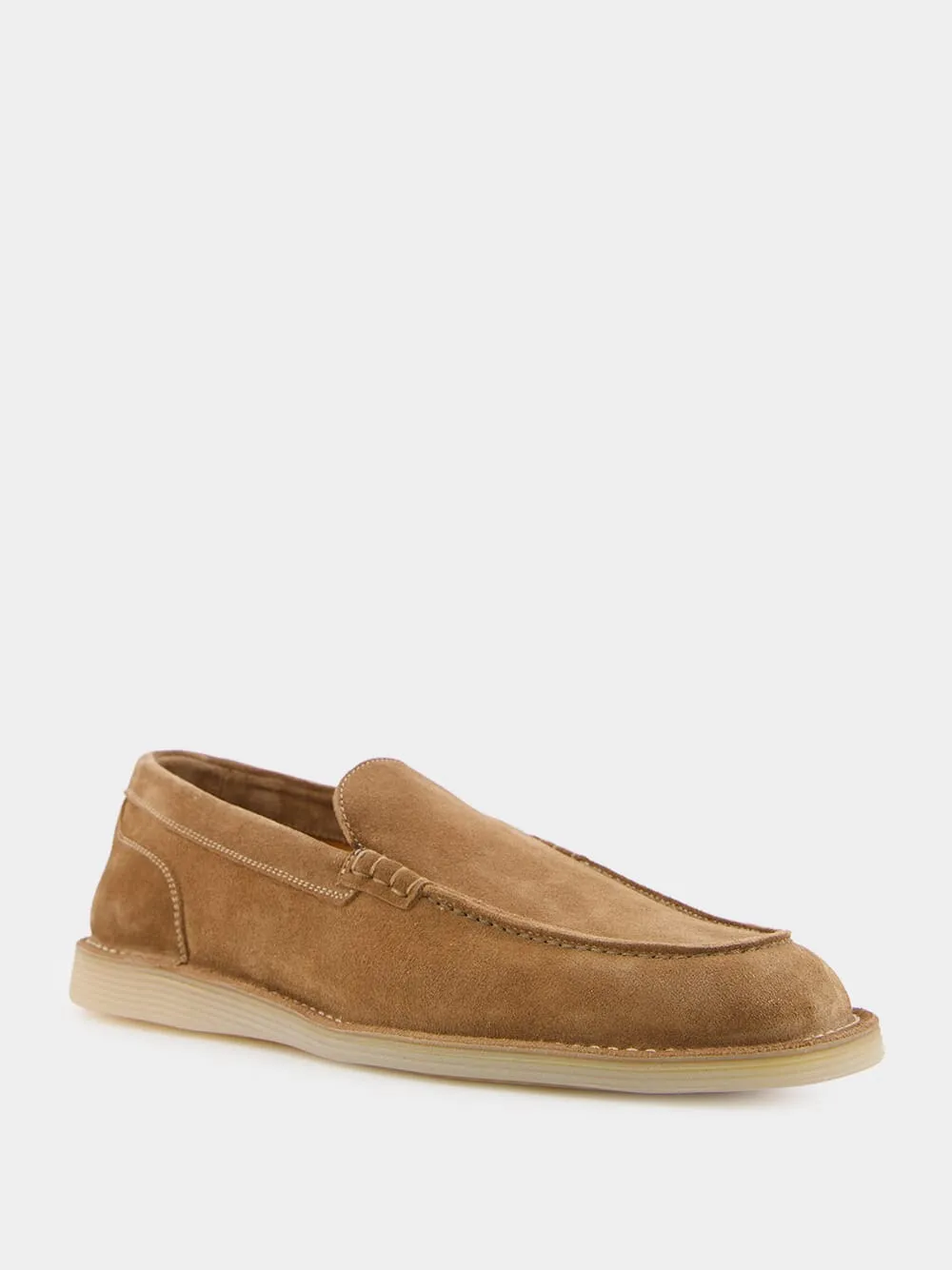 Suede Loafers with DG Logo