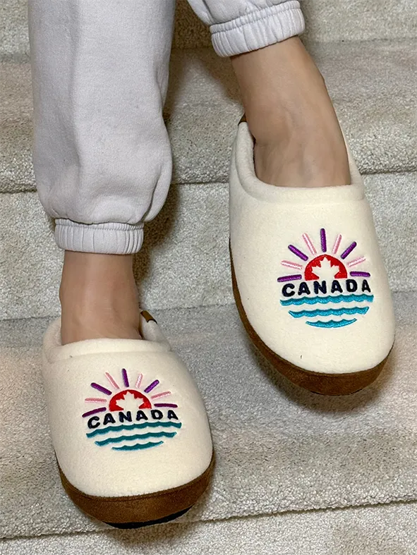 Sunrise Canada Moccasin Slippers