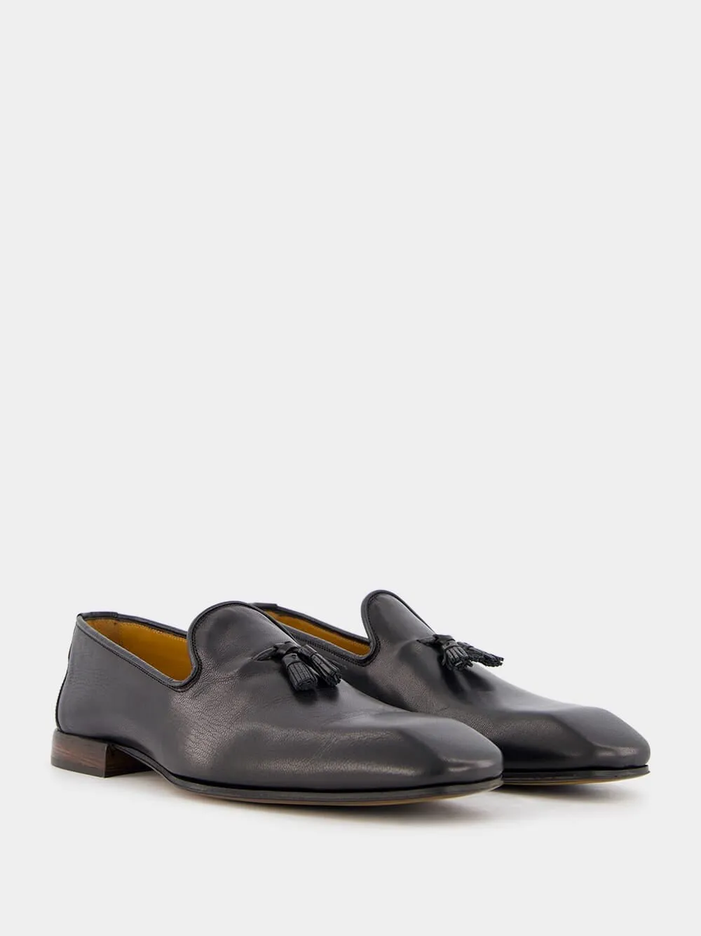 Tassel-Detail Leather Loafers